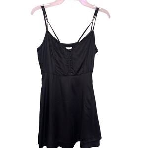 NWT Hollister Black strappy mini dress sz small